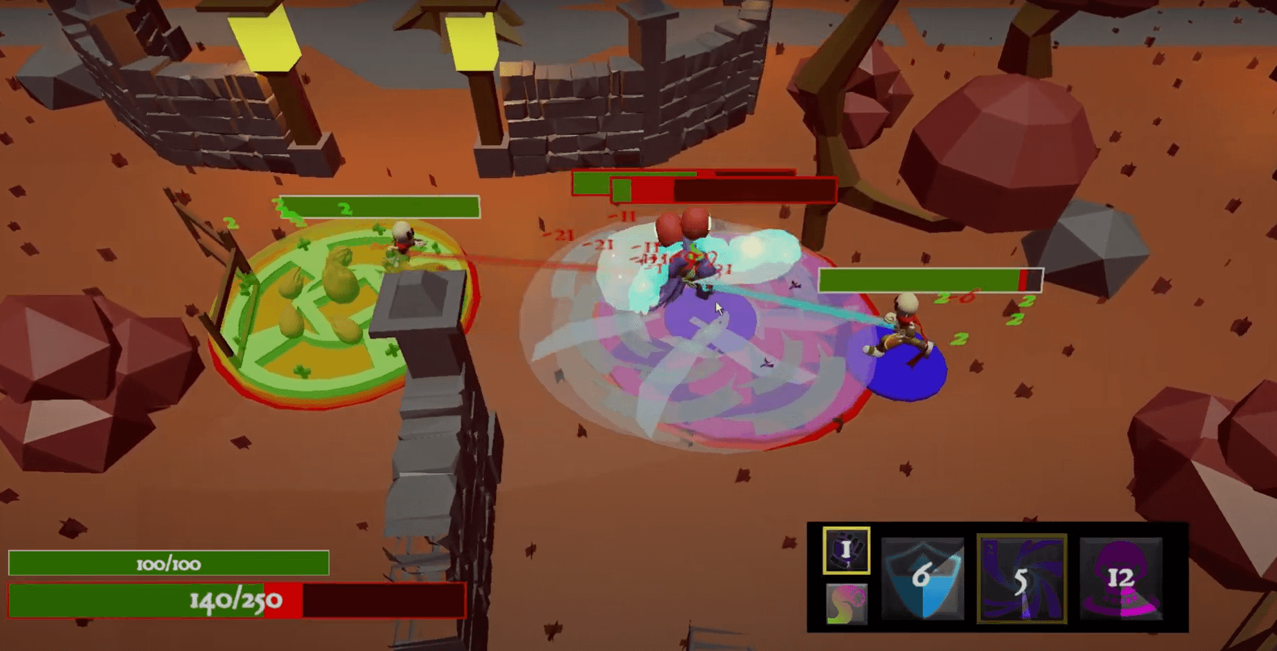 Body & Soul multiplayer arena gameplay